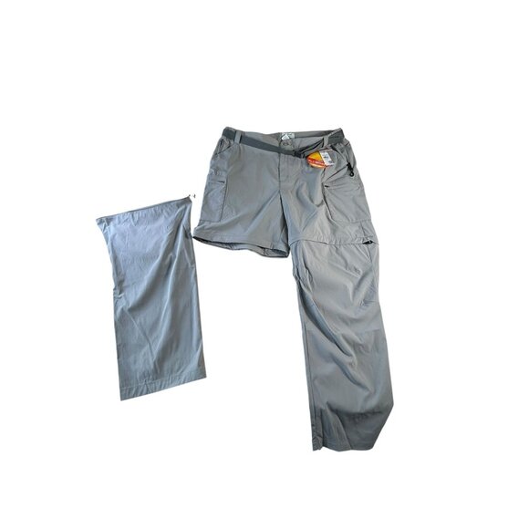 NEW LL Bean Tropicwear Pants Gray Womens XL Zip Leg Convertible Pants to Shorts - Picture 15 of 16